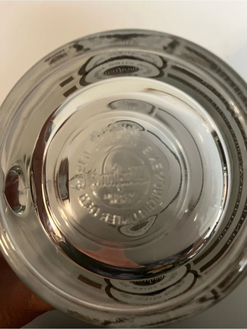 Warsteiner German Beer Mug Glass Stein Heavy Handle Eine Königin Unter DenBieren
